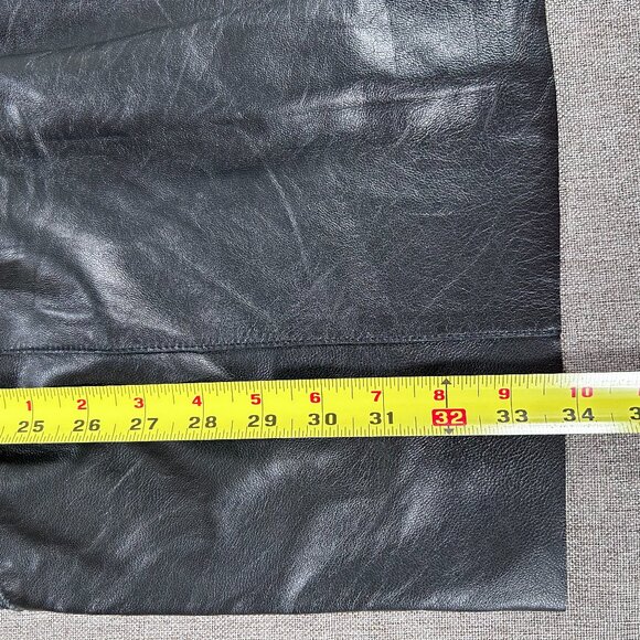 Susana Monaco 100% Lambs Leather Pencil Dress Women's 4 Black Party NWT - Picture 15 of 15